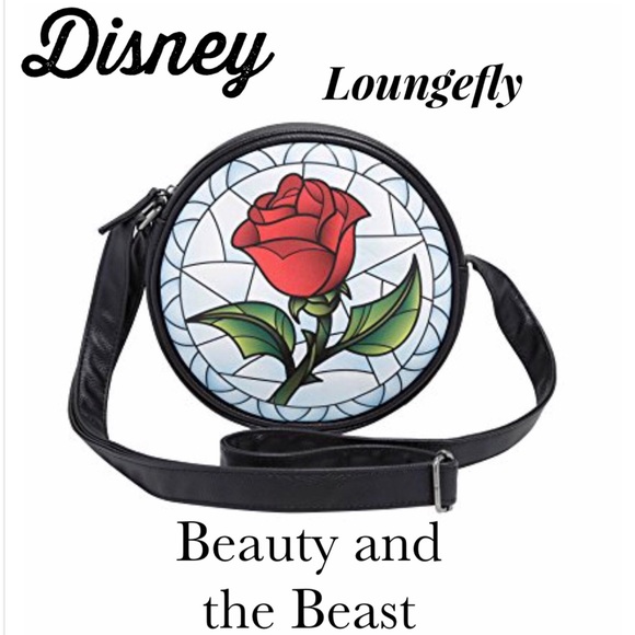 Nwt Beauty And The Beast Belle Crossbody Disney Rose Tattoo Hobo Tote Bag Purse Collectibles Chsalon Bags Cases Wallets